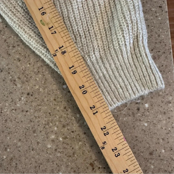 J. Crew Turtleneck Sweater Dress Cream/beige Wool Blend Sz Sm - Picture 4 of 6